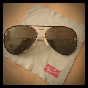 Ray Ban Polarized Aviator Sunglasses